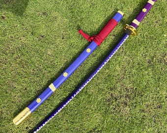One Piece zoro swords,japanese swords,Handmade sword,Anime Sword,Yama Enma Katana