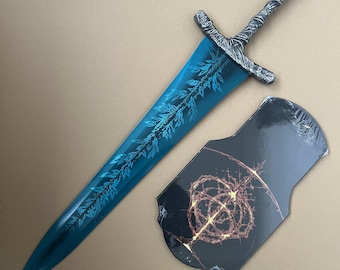 Full Metal Dark Moon Sword/Moonlight Greatsword,Elden Ring Sword Replica