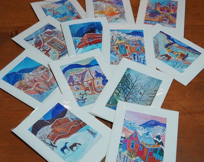 A Dozen mixed Christmas Cards
