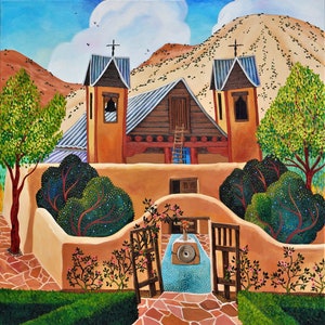 Santuario de Chimayo in Summer