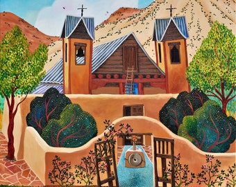 Santuario de Chimayo in Summer