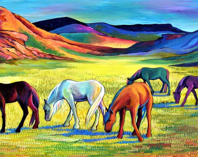 Rainbow Hills print