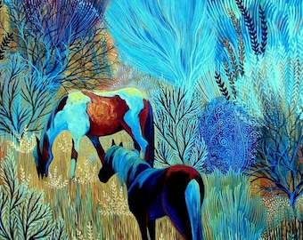 On Blue Mountain CANVAS GICLEE