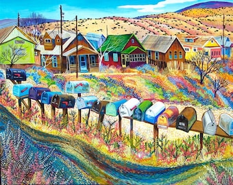 Miner's Row 11" x 14"