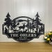 Personalized Forest Deer Metal Sign, Custom Wildlife Deer Metal Wall ...