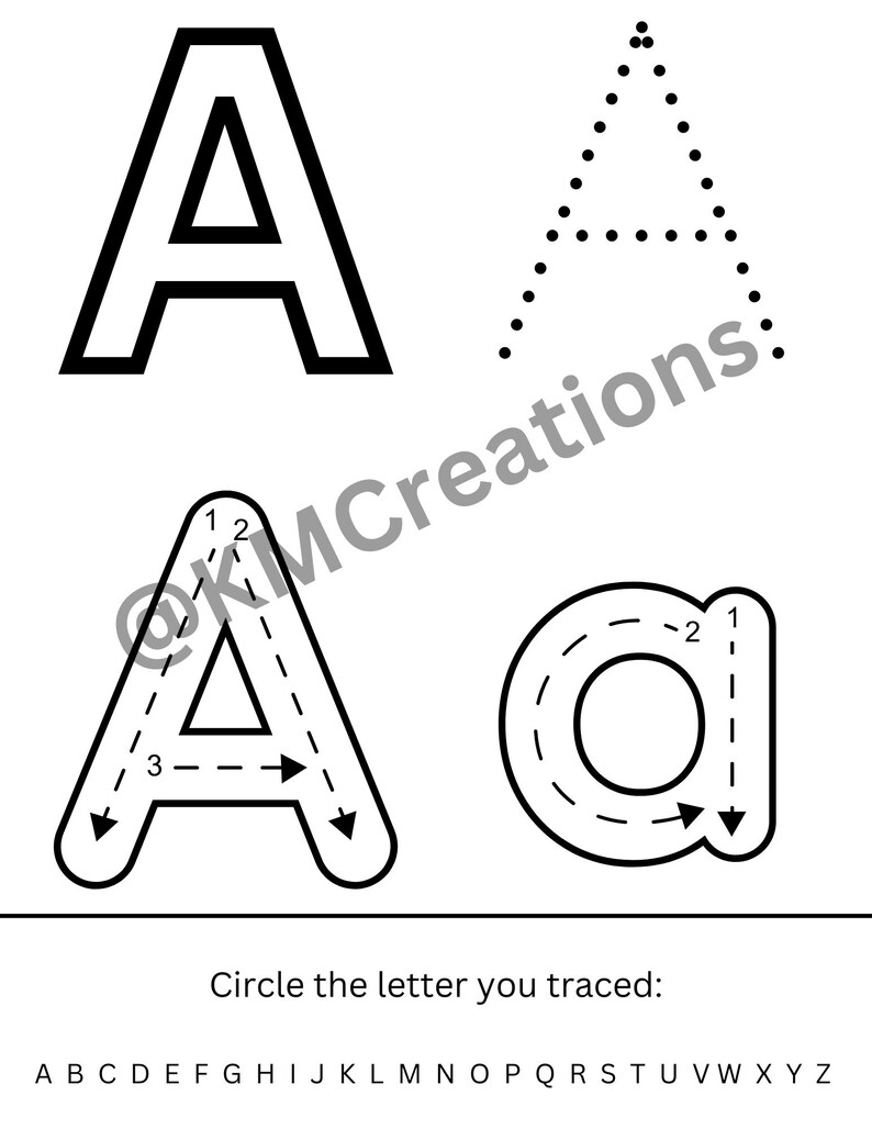 Editable ABC Tracing Worksheet for Kids Fun Letter Practice Printable ...