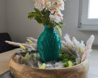 Bamboo Vase STL 3MF, 3D Print File, Decorative Flower Vase, Home Decor, Dried Flower Vase
