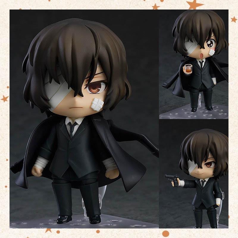 Bungo Stray Dogs Nendoroid Style 10cm Figure - Dazai, Chuuya, 文豪ストレイ ...
