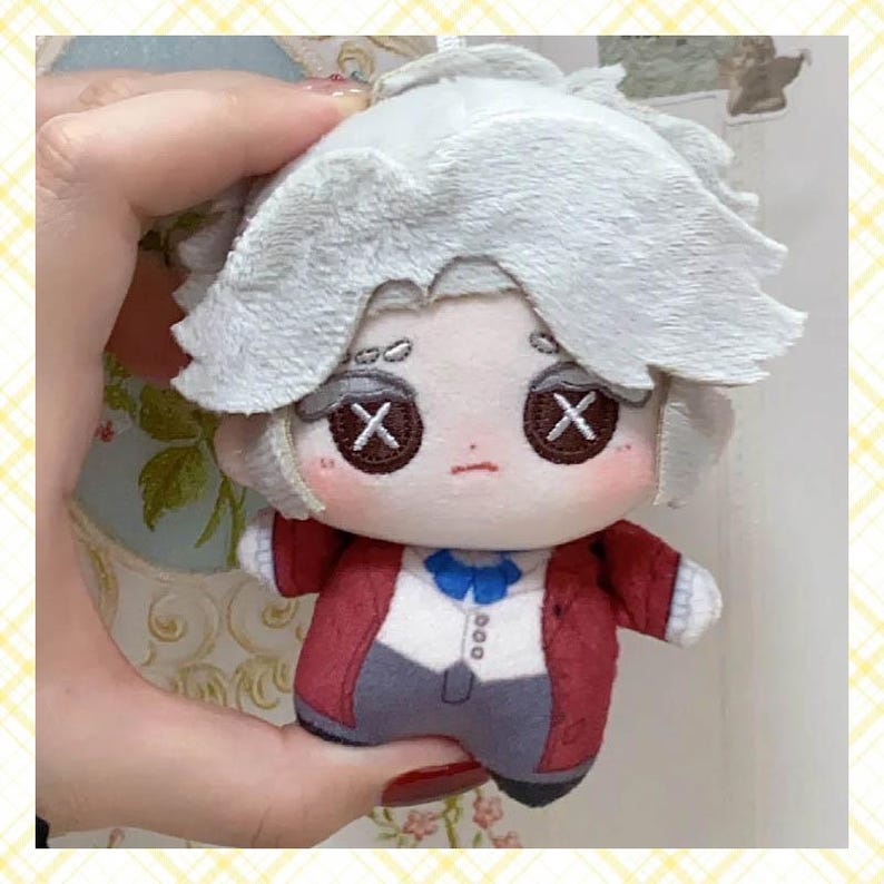 Prospector Keychains Identity V 10cm Cotton Dolls: Luca, Mercenary, Embalmer, Composer ...