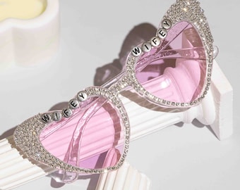 Sunglasses bling Women Outdoor 80\'s 90\'s Style Retro Pink Lens Gold Diamond 2026 SUNGLASSES Retro Unisex Mens Womens Elton John Diamond NO  main image 3
