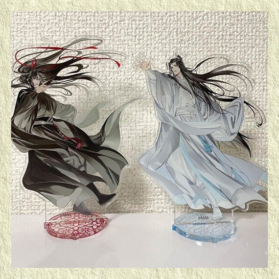 MDZS Acrylic Stand | Wei Wuxian & Lan Wangji Figure | Mo Dao Zu Shi Desk Decor | Anime Collectible Gift
