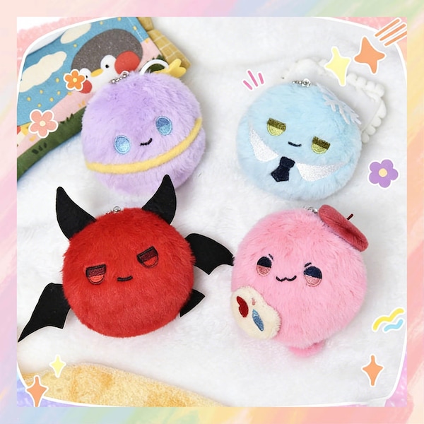 Chaveiro de pelúcia Mochi Love and Deepspace - Pingente macio para bolsa Dango Sylus Xavier Rafayel Zayne