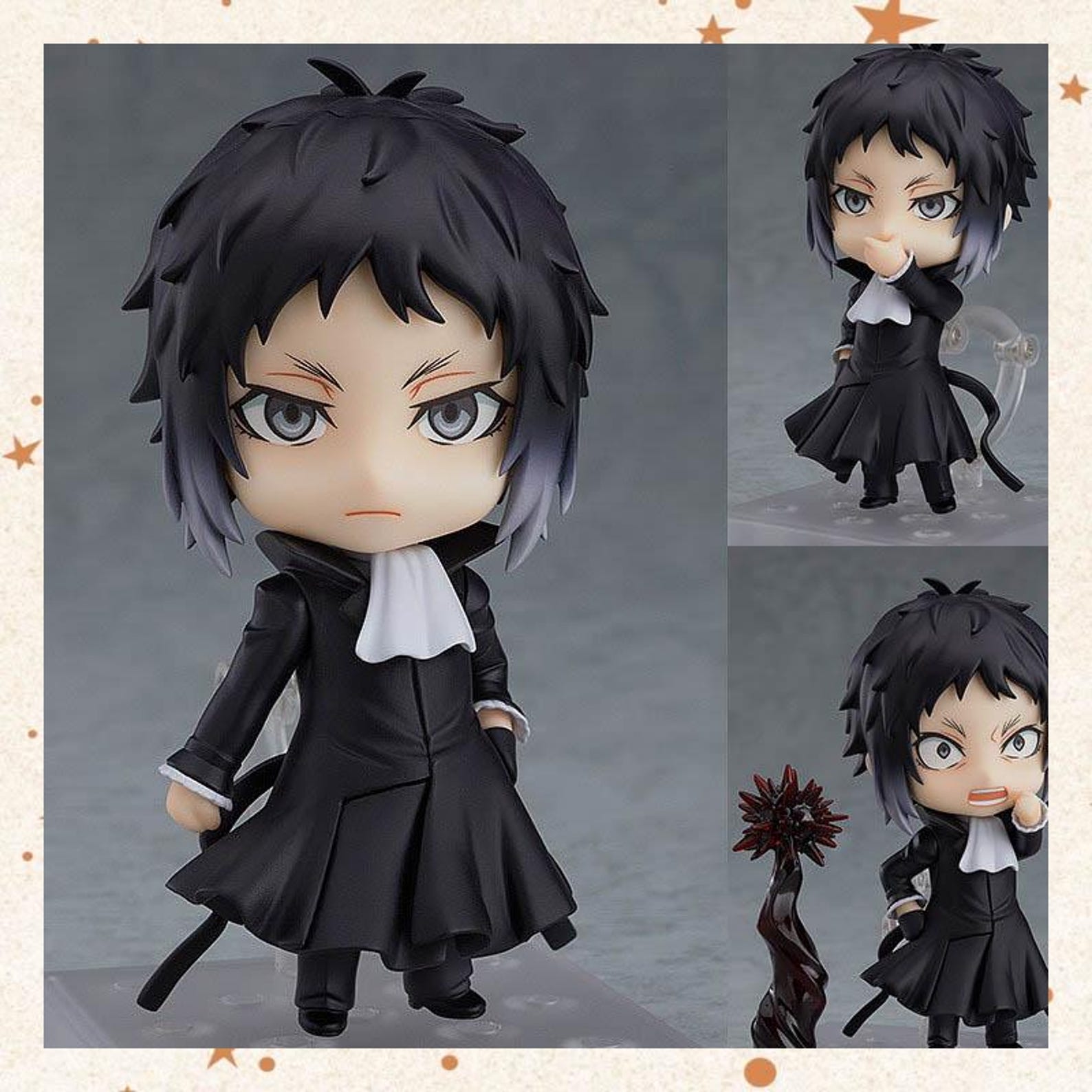 Bungo Stray Dogs Nendoroid Style 10cm Figure - Dazai, Chuuya, 文豪ストレイ ...