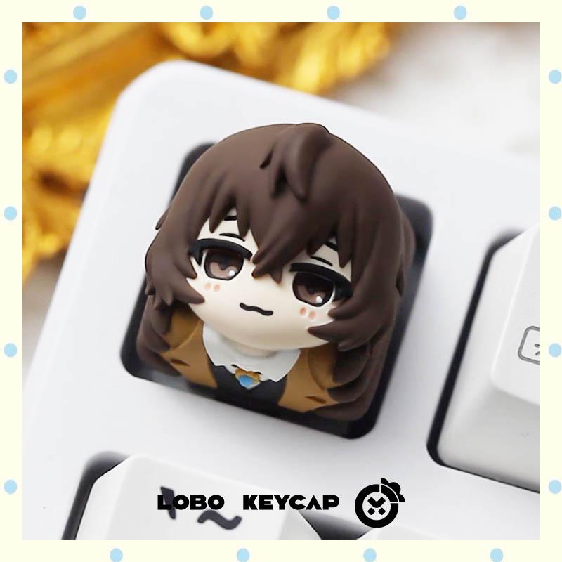 Bungo Stray Dogs Artisan Keycap - Dazai Osamu, Chuuya, Ranpo Resin ...
