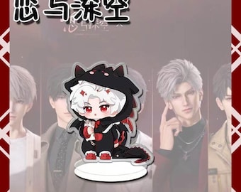 Love and Deep Space Mini Standee, Caleb Sylus Zayne Xavier Rafayel Desktop Standee, Decorative Gift.