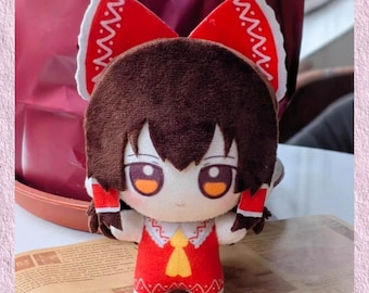 Peluche Reimu Hakurei di Touhou Project, peluche Nunu da 10 cm, peluche anime squittente