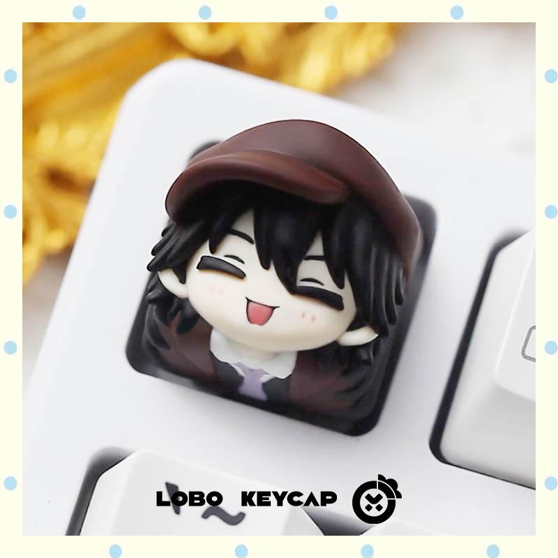 Bungo Stray Dogs Artisan Keycap - Dazai Osamu, Chuuya, Ranpo Resin ...
