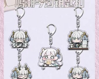 Wuthering Waves Jinhsi Keychain, Cute Jinhsi Keychain Charm Acrylic