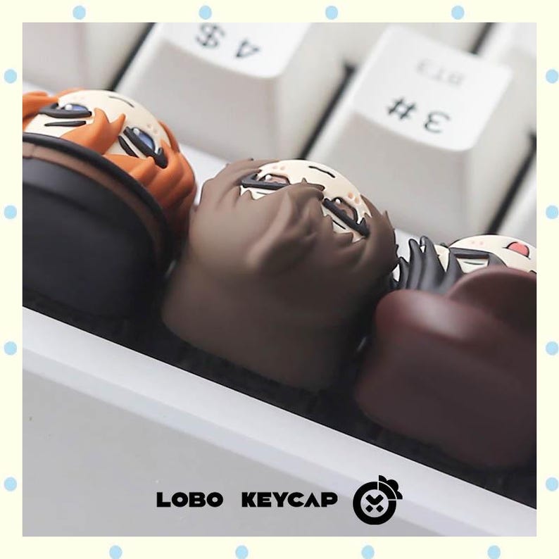 Bungo Stray Dogs Artisan Keycap - Dazai Osamu, Chuuya, Ranpo Resin ...