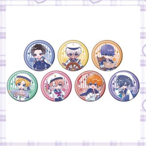 Lyda mig! Ska vi dejta? Marine Sailor Ver. Godiskonst Burkmärke, Officiell japansk Anime-merchandise, Lyda mig OTP-nål, Leviathan Lucifer Satan