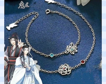 MDZS Wei Wuxian Lan Wangji Bracelet, Anime Jewelry, Friend Gift, BL Otaku Merch