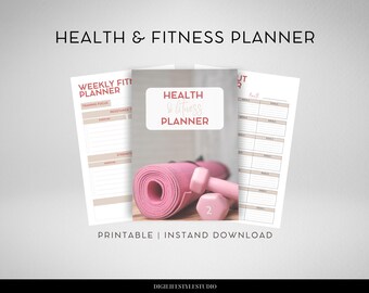 Fitness Planner|Workout Planner|Weight Loss Tracker|Fitness Journal|Fitness Tracker|Weight loss Journal|Wellness Journal|Workout Tracker|
