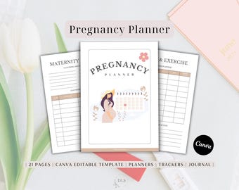 Pregnancy Planner|Pregnancy Journal|First Time Mom|Birth Plan Template|Birth Plan |Symptom Tracker|Pregnancy Calendar|Pregnancy Checklist