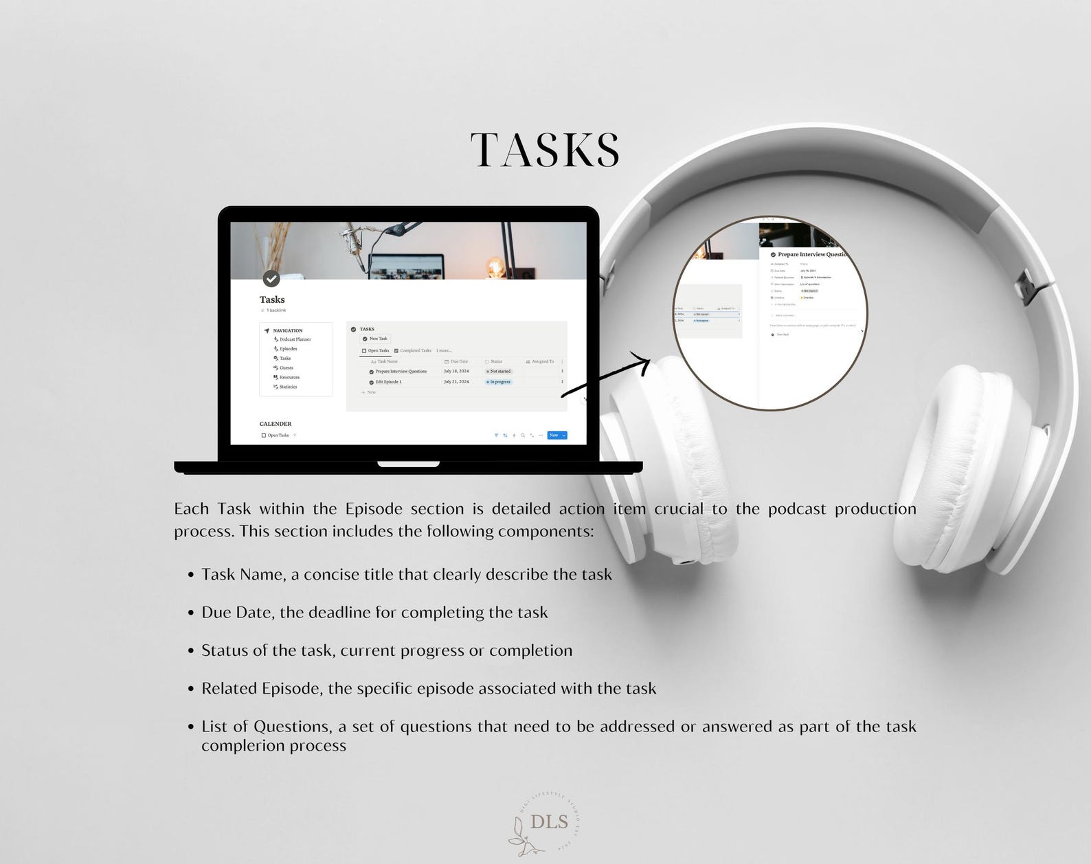 Notion Podcast Planner | Notion Template | Notion Planner | Podcast ...