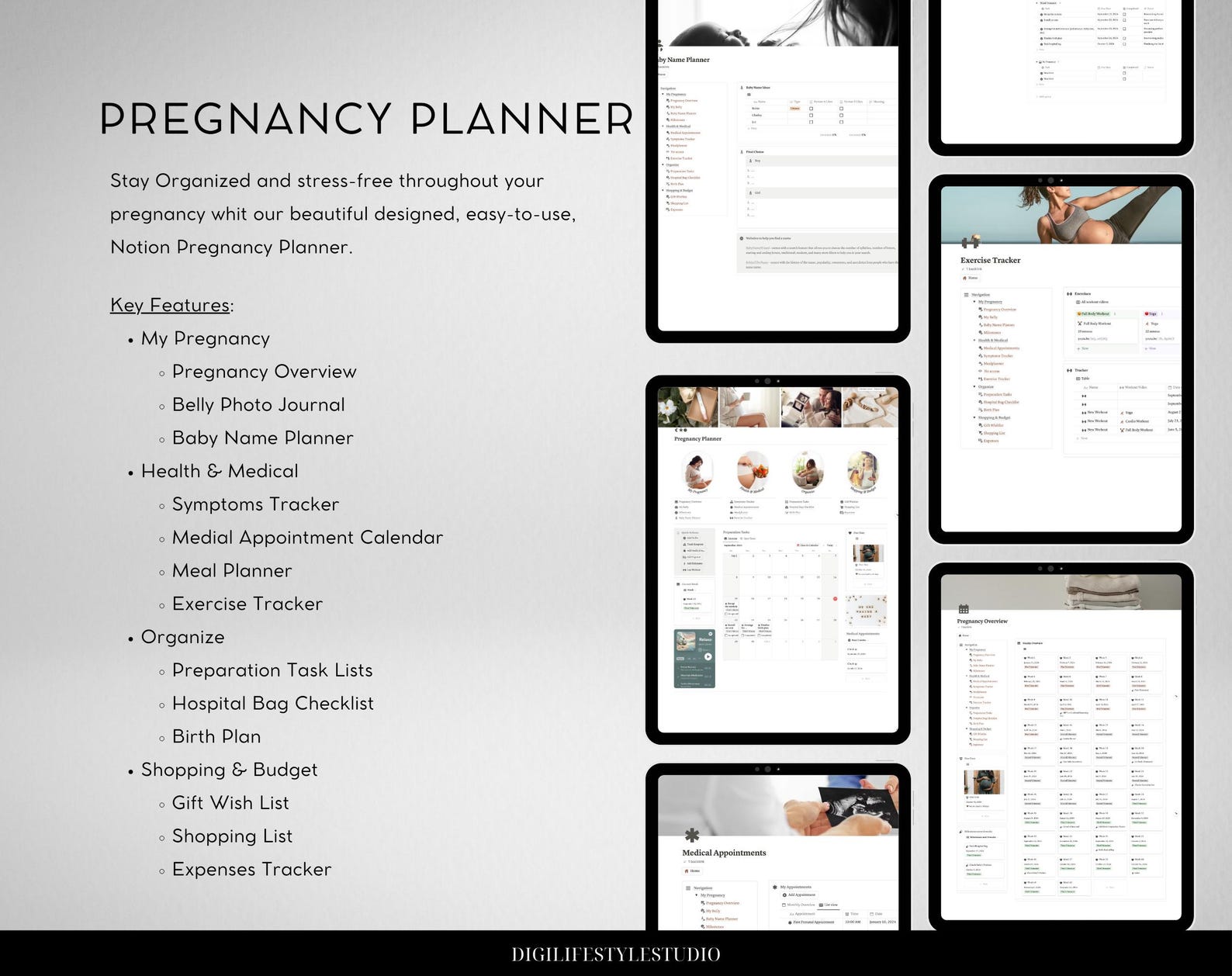 Notion Pregnancy Planner Pregnancy Planner Notion Planner Notion