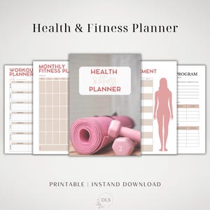 Fitness Planner |Workout Planner|Weight Loss Tracker|Fitness Journal|Fitness Tracker|Weight loss Journal|Wellness Journal|Workout Tracker|