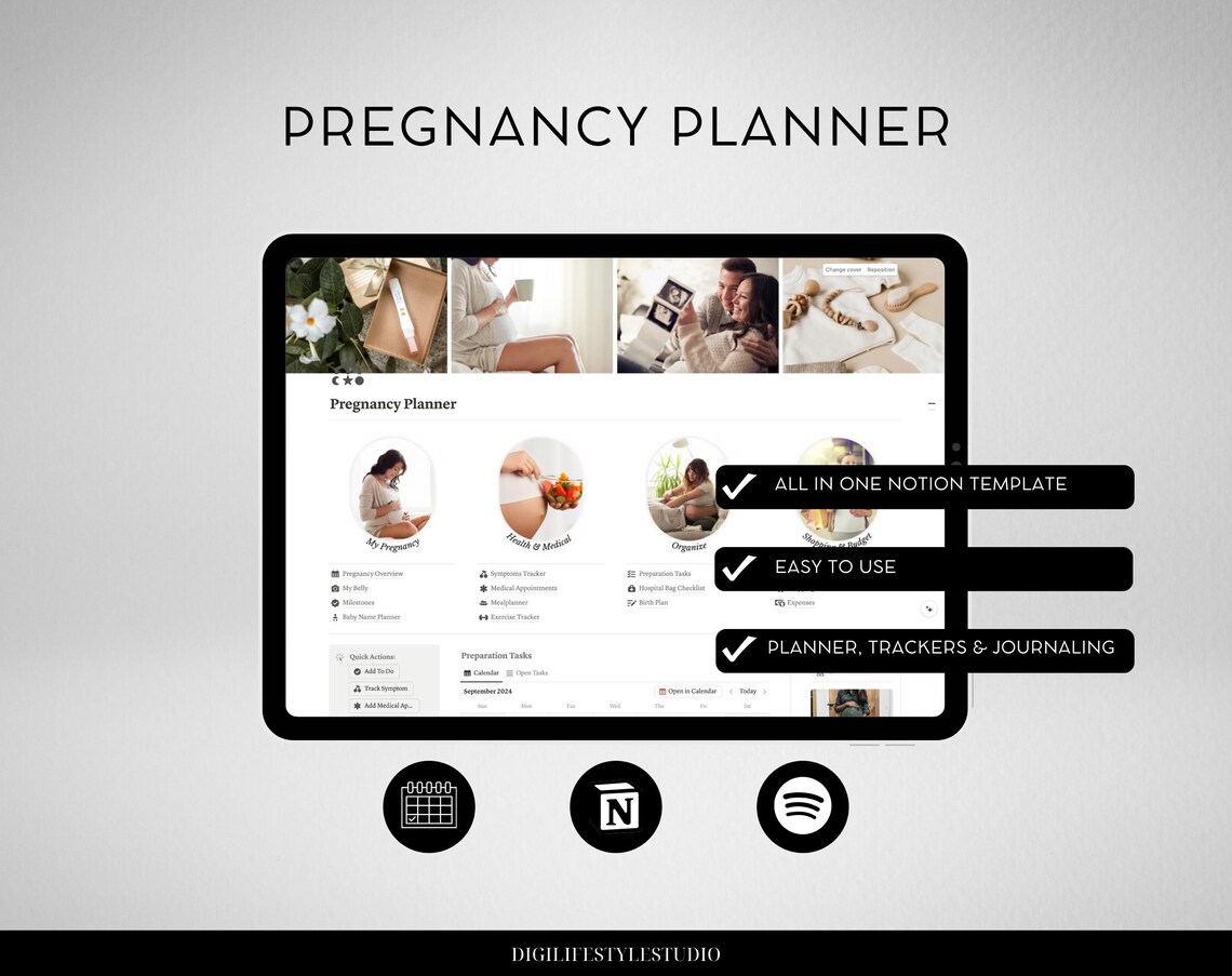 Notion Pregnancy Planner Pregnancy Planner Notion Planner Notion