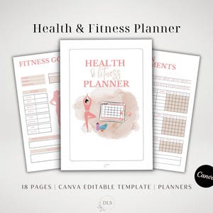 Fitness Planner|Workout Tracker|Weekly meal Planner|Weight Loss tracker|Workout Planner|Fitness Journal|Weight loss|Fitness tracker