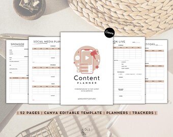 Content Planner | Content Calendar | Social Media Planner | Social Media Content Planner | Affiliate Marketing |Marketing Plan|Business Plan