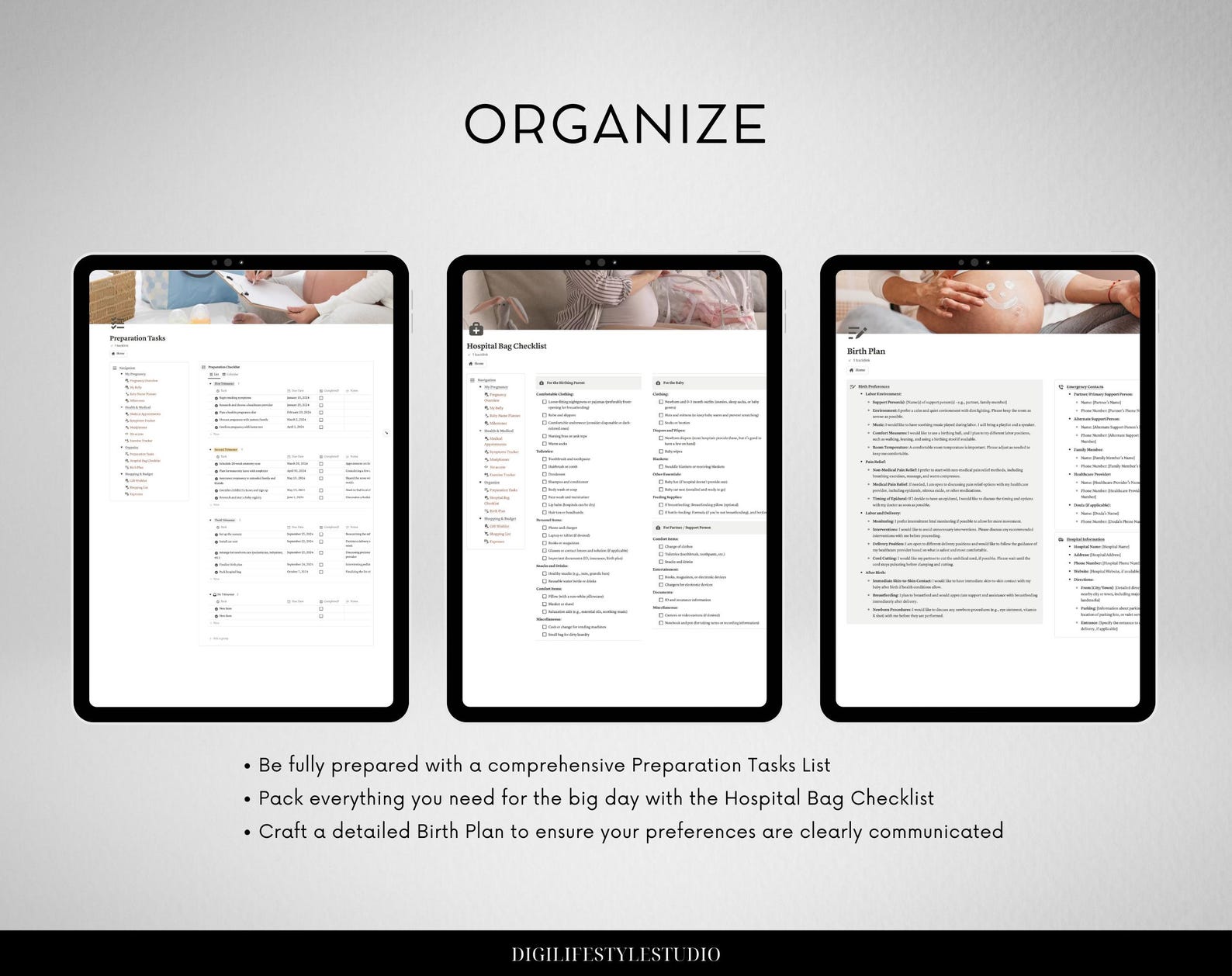 Notion Pregnancy Planner Pregnancy Planner Notion Planner Notion