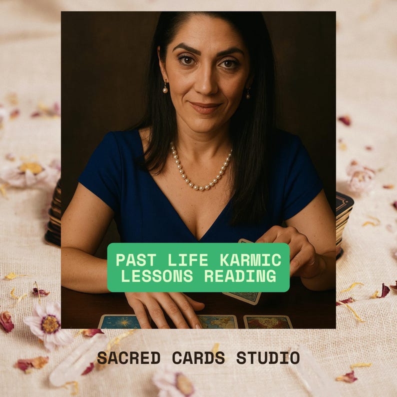 Karmic Lessons Reading | Discover Your Soul's Purpose | Past Life Karma Insight | Spiritual Growth Fortune image 1