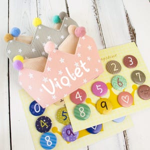 Personalized Crown for Baby and Children's Birthdays,Party Hat,Souvenir for First Birthday and Special Occasions, Child Birthday Crown