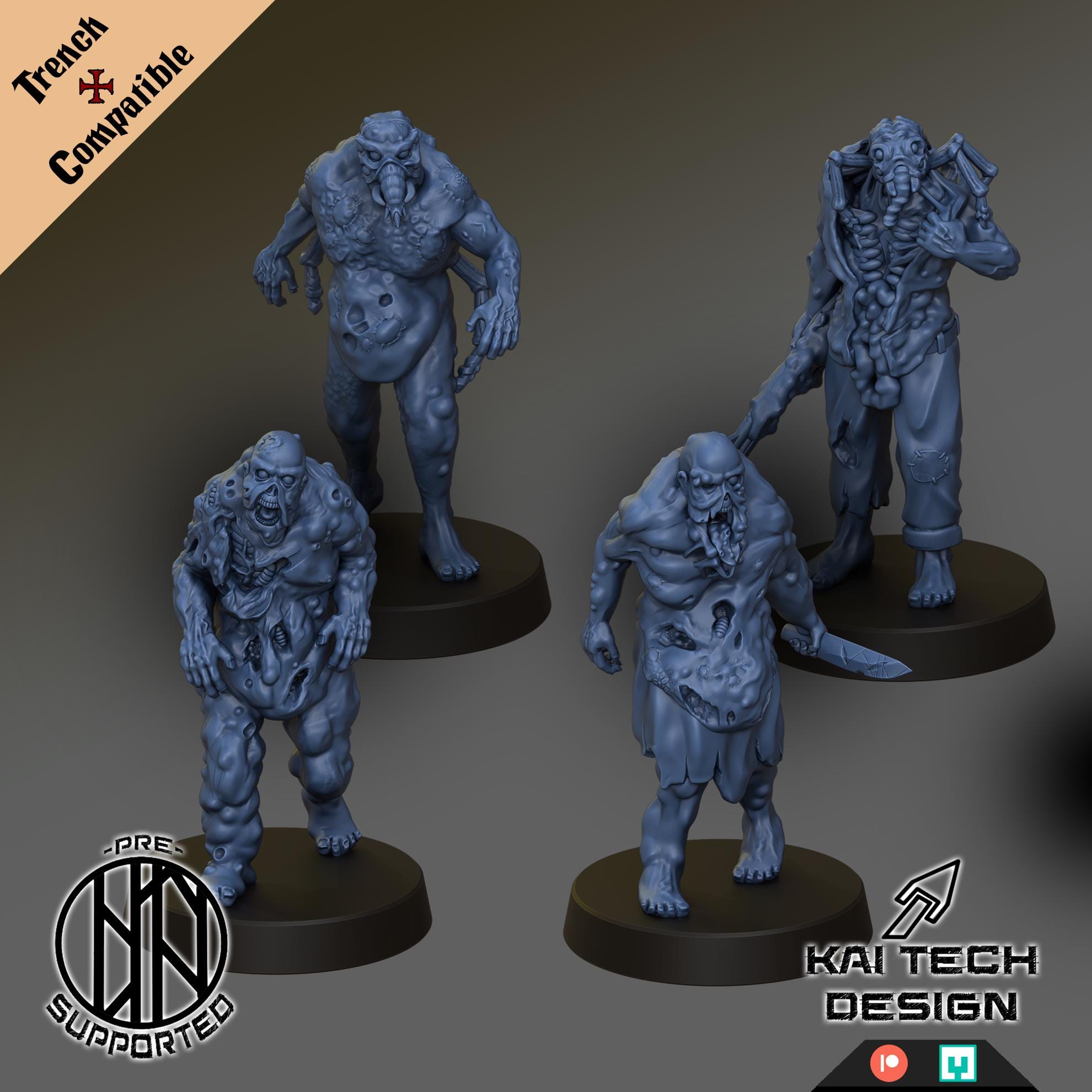 Cult of the Black Grail Thralls - Kaitech- Proxy - Etsy