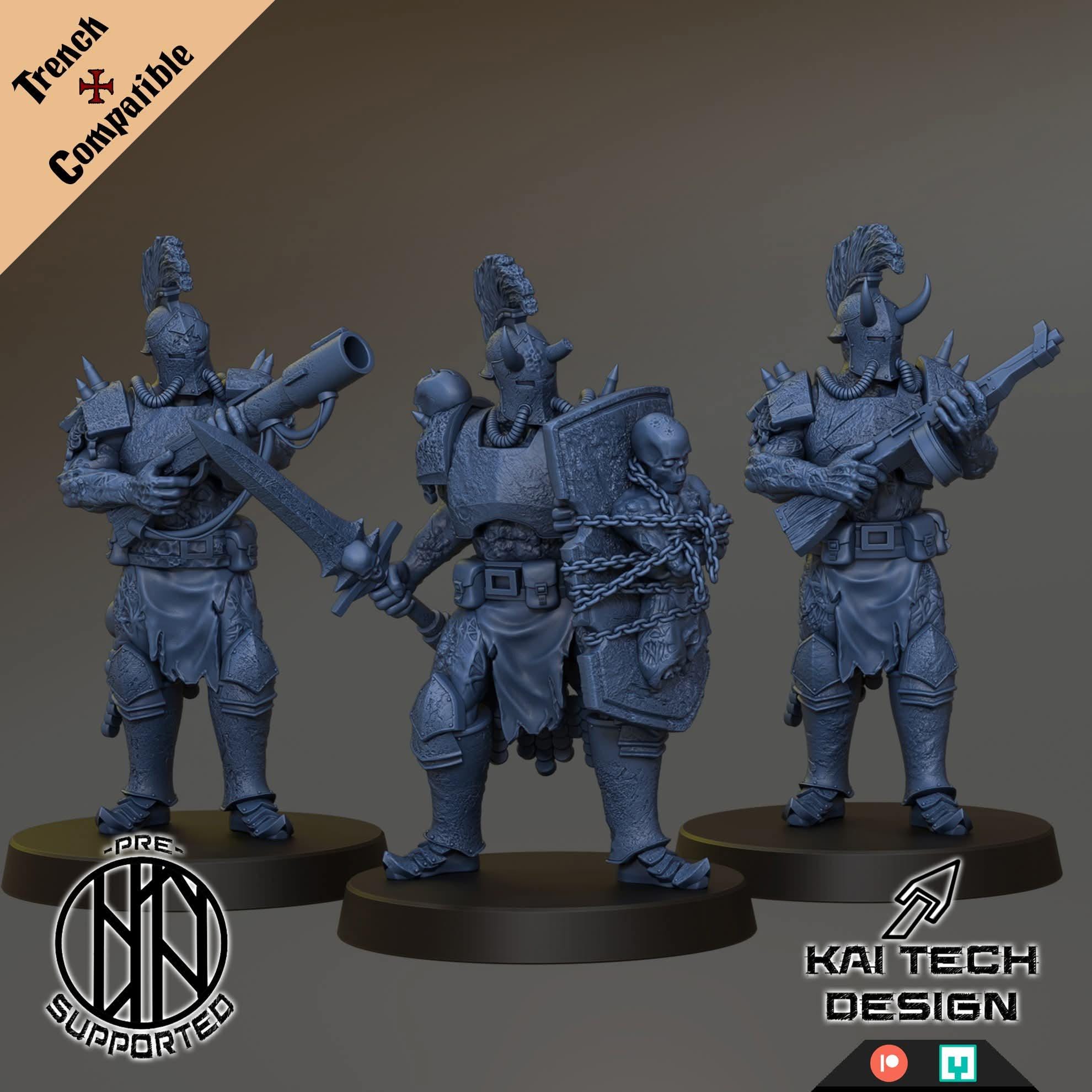 Heretic Legion - Anointed Heavy Infantry - Kaitech- Proxy - Etsy
