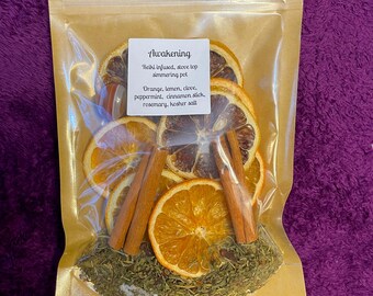 Reiki Infused All Natural Simmer Pot Kits