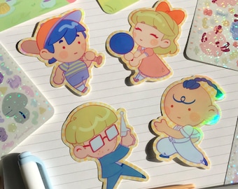 Earthbound Holographic Stickers