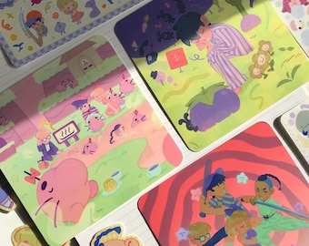 Earthbound Mini Square Prints 12cm