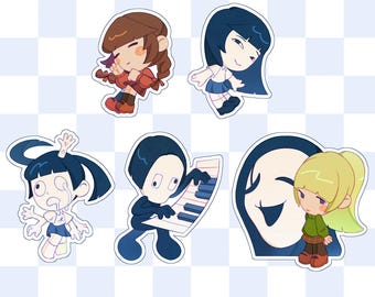 Yume Nikki Dream Diary Holographic Vinyl Stickers