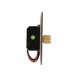 Rotary Dimmer Switch Plate 3 way - Brass Knob