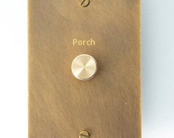 彫刻入り真鍮製カスタムオーダー