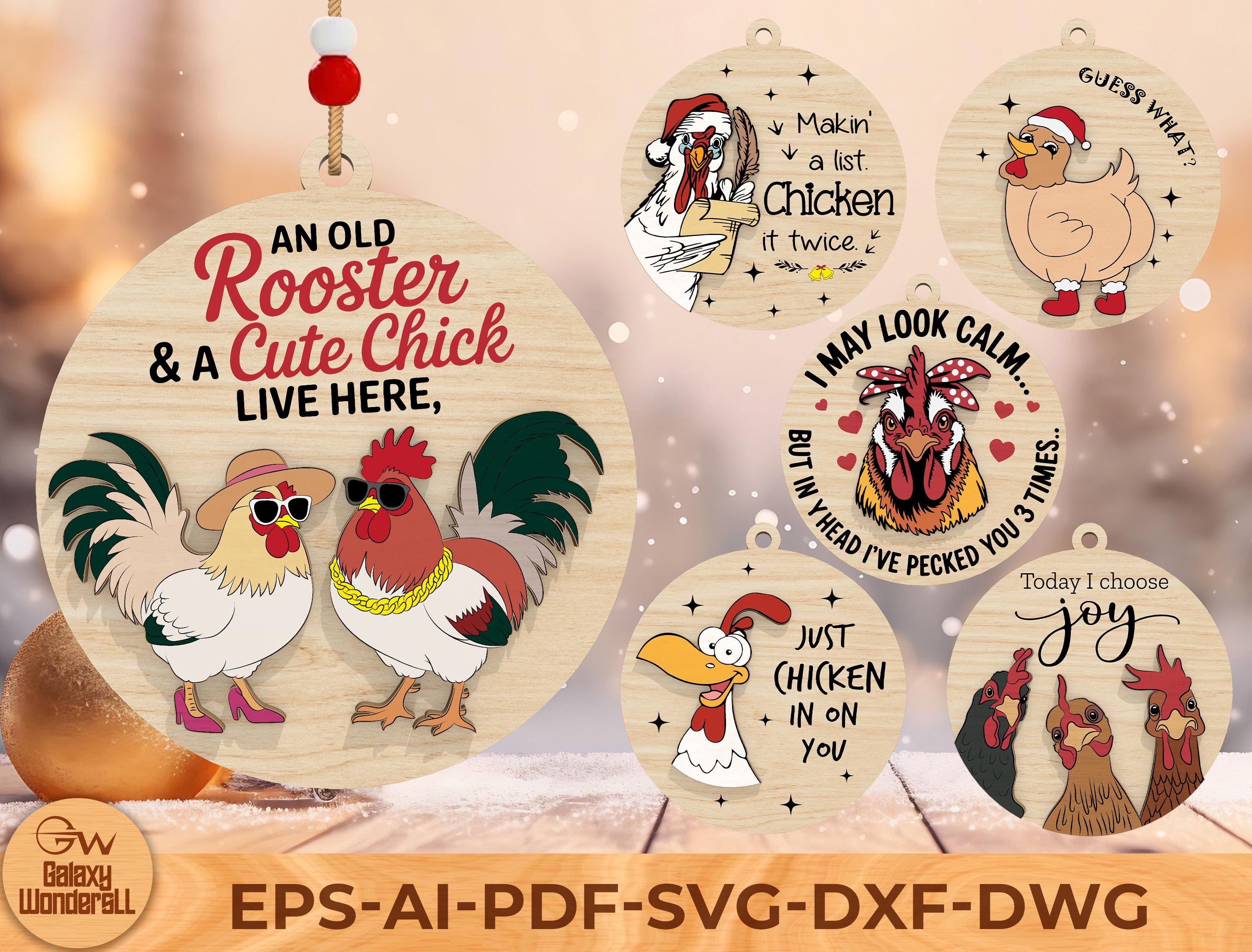Chicken Ornament - Etsy Canada