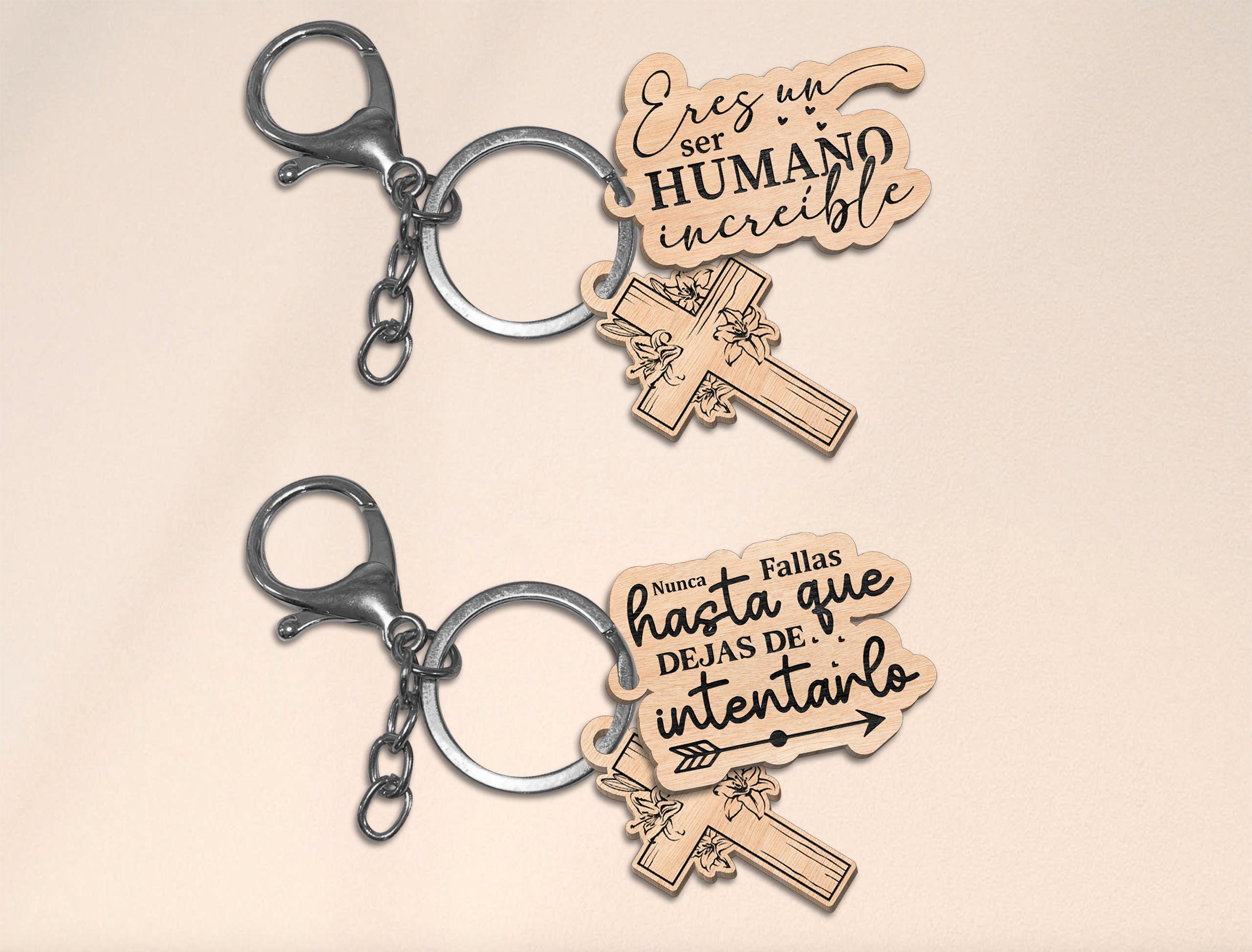Christian Keychain Svg, Spanish Motivational Svg, Spanish Quotes
