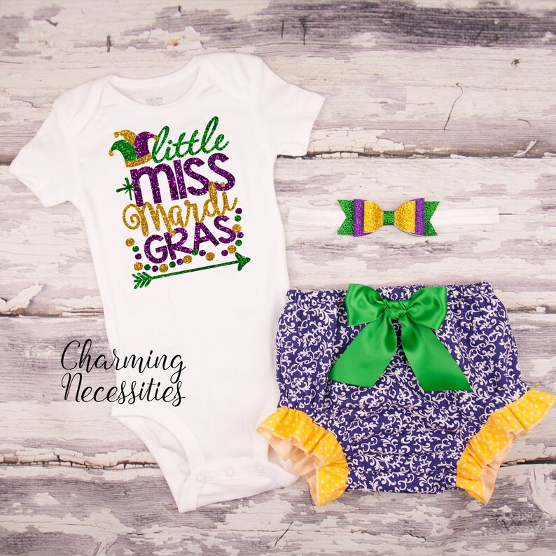 baby mardi gras outfit