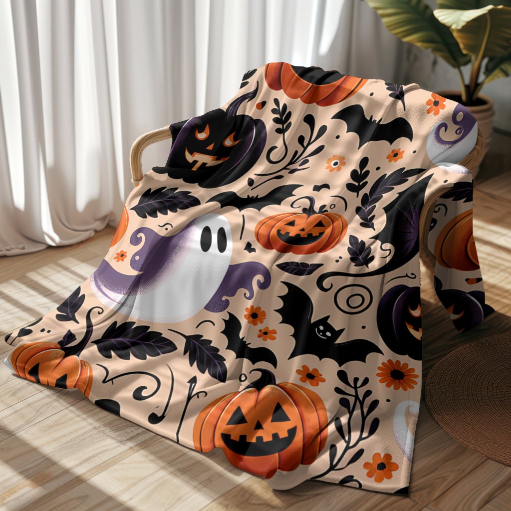 Halloween Blanket Etsy Singapore