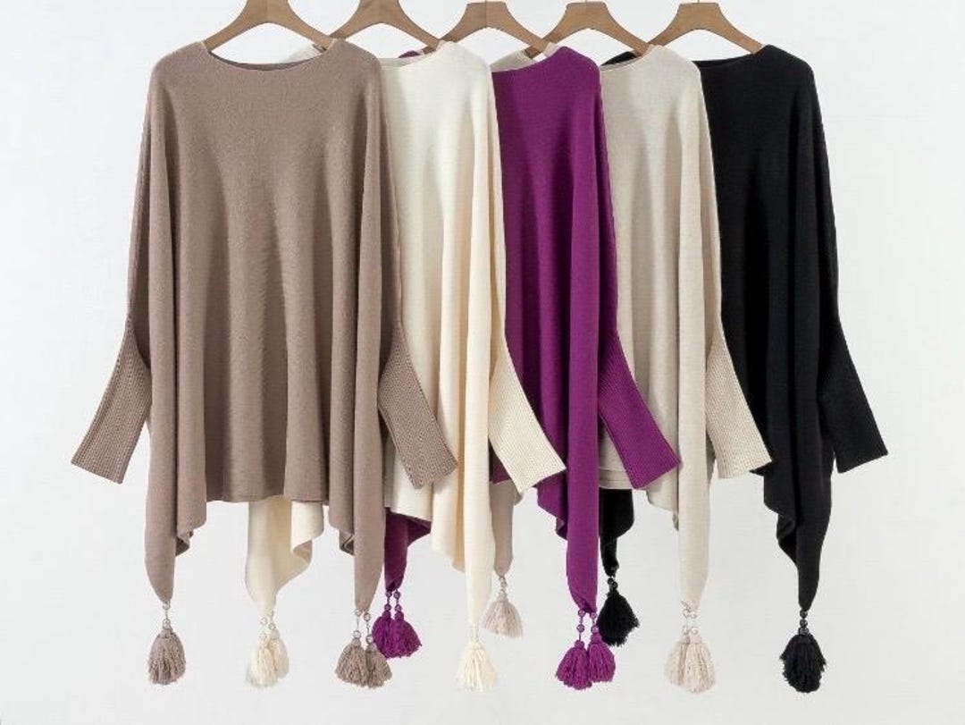 Vita Bella Italian Knit Poncho main image 1