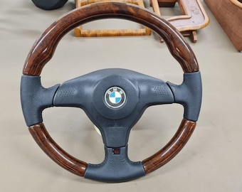 Bmw Wood Steering Wheel E31 E32 E34 E36 M3 Z3 E38 E39 Leather - Etsy